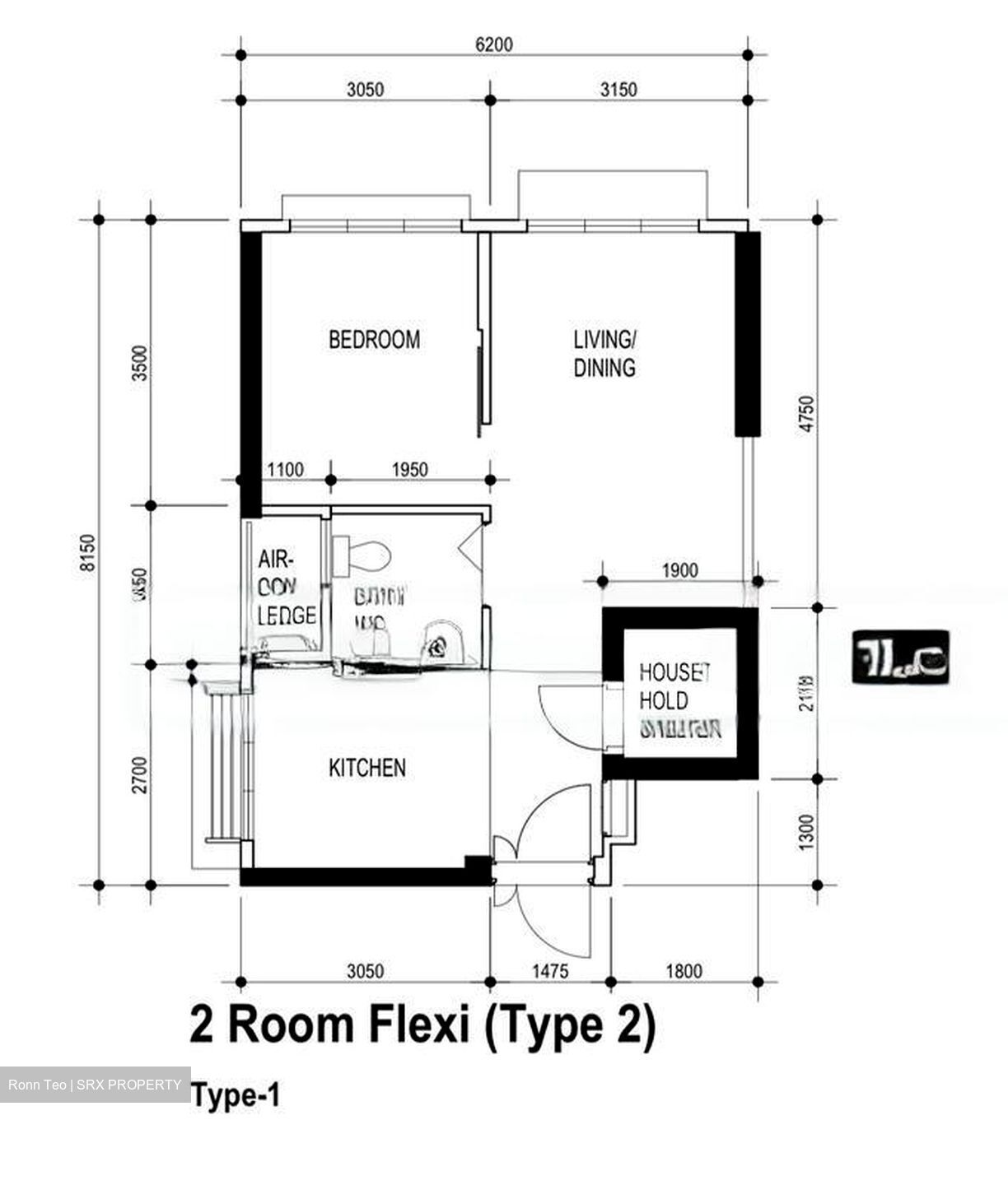 Blk 101B Eastcreek @ Canberra (Sembawang), HDB 2 Rooms #502133971